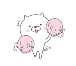 Cat and chick. sticker #1108724