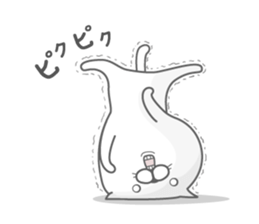 Cat and chick. sticker #1108730