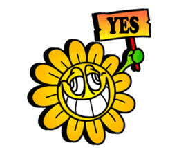Happy Flower "PoPo" sticker #1108964