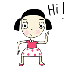 Mali, a lovely girl sticker #1109146