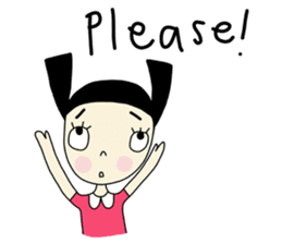 Mali, a lovely girl sticker #1109149