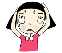 Mali, a lovely girl sticker #1109150