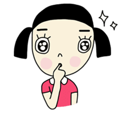 Mali, a lovely girl sticker #1109151