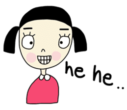 Mali, a lovely girl sticker #1109153