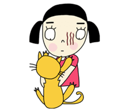 Mali, a lovely girl sticker #1109156