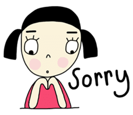 Mali, a lovely girl sticker #1109160