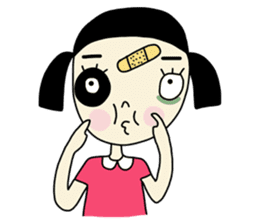 Mali, a lovely girl sticker #1109165