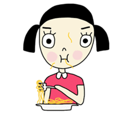 Mali, a lovely girl sticker #1109166