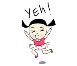 Mali, a lovely girl sticker #1109168