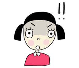 Mali, a lovely girl sticker #1109172