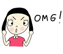 Mali, a lovely girl sticker #1109173