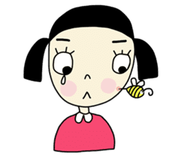 Mali, a lovely girl sticker #1109174