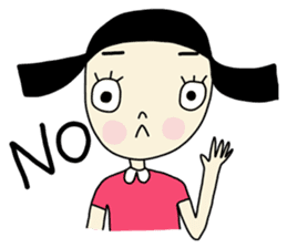 Mali, a lovely girl sticker #1109176