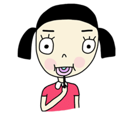 Mali, a lovely girl sticker #1109179