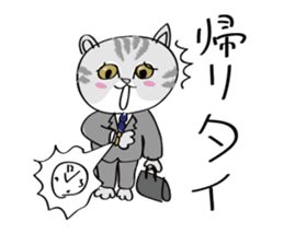 cat "tiger" sticker #1109247