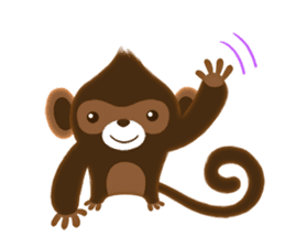 Choco Monkey sticker #1109466