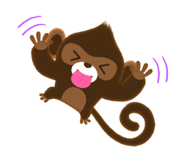Choco Monkey sticker #1109467