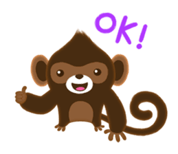 Choco Monkey sticker #1109469