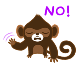Choco Monkey sticker #1109470