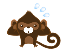 Choco Monkey sticker #1109471