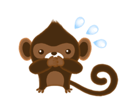 Choco Monkey sticker #1109473