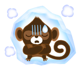 Choco Monkey sticker #1109475