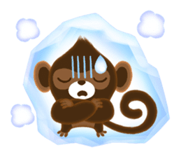 Choco Monkey sticker #1109475
