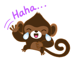 Choco Monkey sticker #1109484