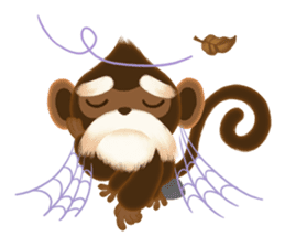 Choco Monkey sticker #1109486