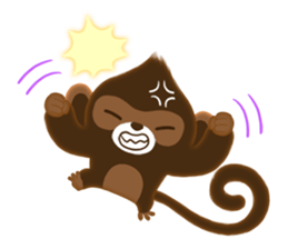 Choco Monkey sticker #1109489