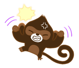 Choco Monkey sticker #1109489