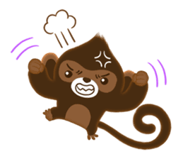 Choco Monkey sticker #1109490