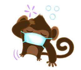 Choco Monkey sticker #1109495