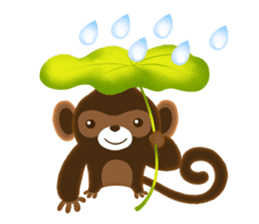 Choco Monkey sticker #1109497