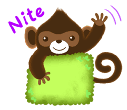 Choco Monkey sticker #1109503
