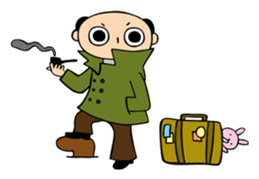 Middle-aged man sticker #1109824