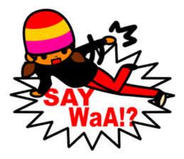 Beegirko the B-girl sticker #1109976