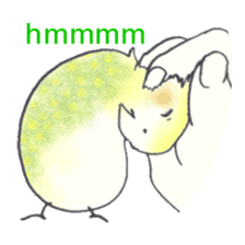 Cockatiel Big Family cute and at rest sticker #1110488