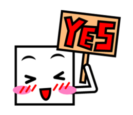 Tofu sticker sticker #1110567