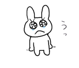 rabbit and snail sticker #1110788