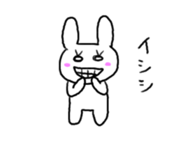 rabbit and snail sticker #1110810