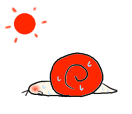 rabbit and snail sticker #1110819