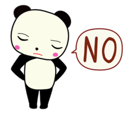 Pandachan and Hiyokokochan (English) sticker #1111087
