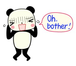 Pandachan and Hiyokokochan (English) sticker #1111098