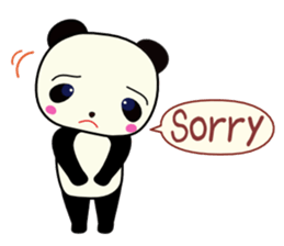 Pandachan and Hiyokokochan (English) sticker #1111099