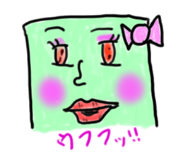 square man sticker sticker #1111740