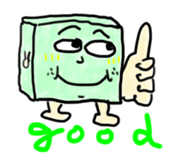 square man sticker sticker #1111742