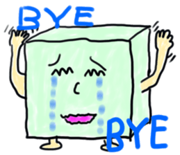 square man sticker sticker #1111744