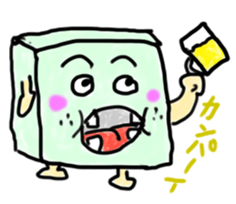 square man sticker sticker #1111745