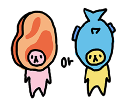 huwahuwa animals sticker #1111962